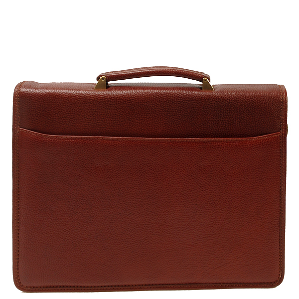 Портфель Dr.Koffer из натуральной кожи светло-коричневый
