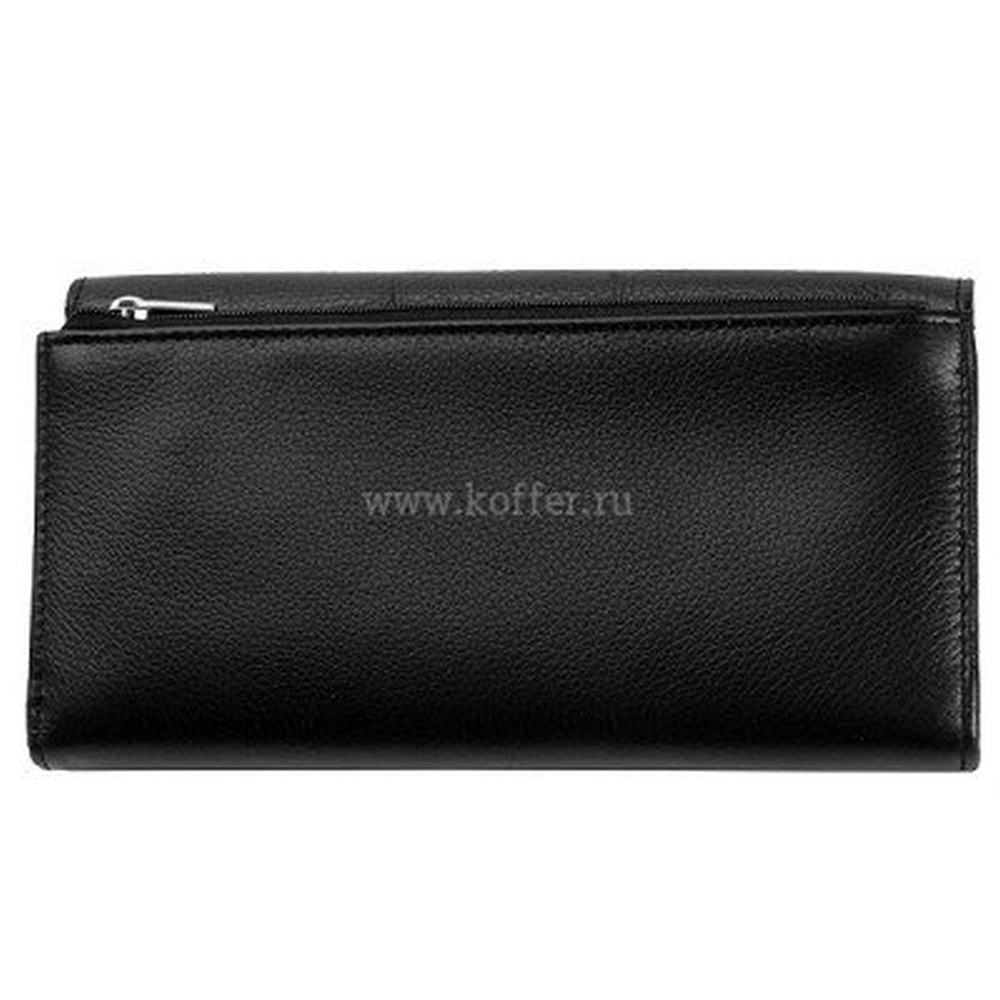 Портмоне Dr.Koffer из натуральной кожи черное