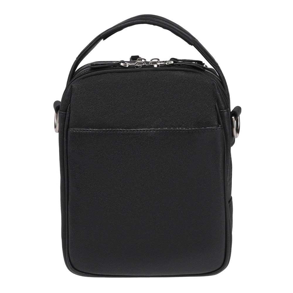 Сумка через плечо Dr.Koffer из натуральной кожи черная