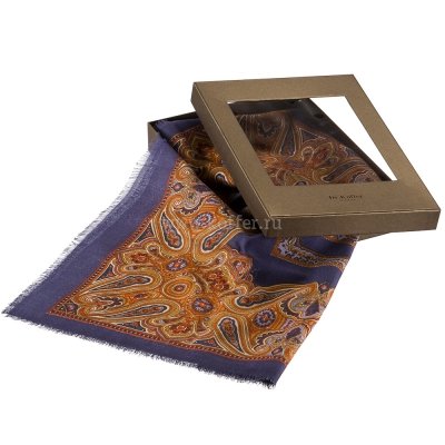 Женский шерстяной шарф с этнической расцветкой Dr.Koffer S810454-135-60