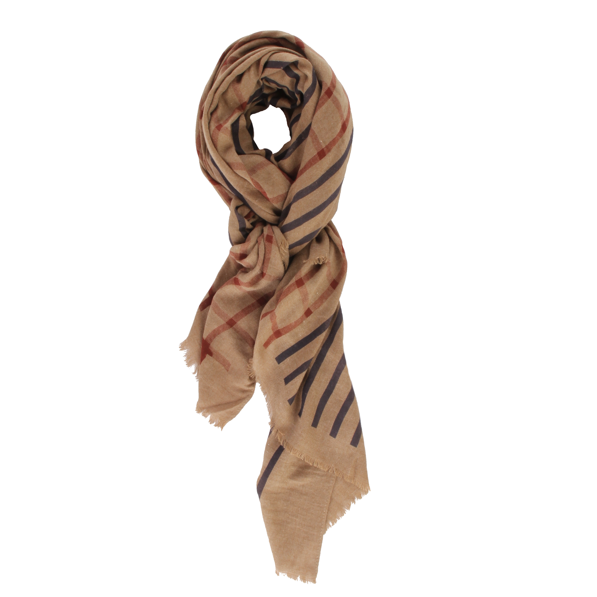 Др.Коффер S1913-05 шарф, цвет коричневый