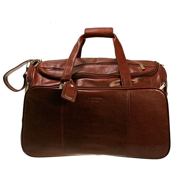 Сумка дорожная на колесах Dr.Koffer из натуральной кожи