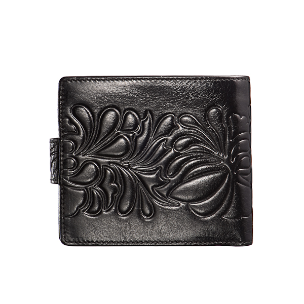 Портмоне Dr.Koffer из натуральной кожи черное