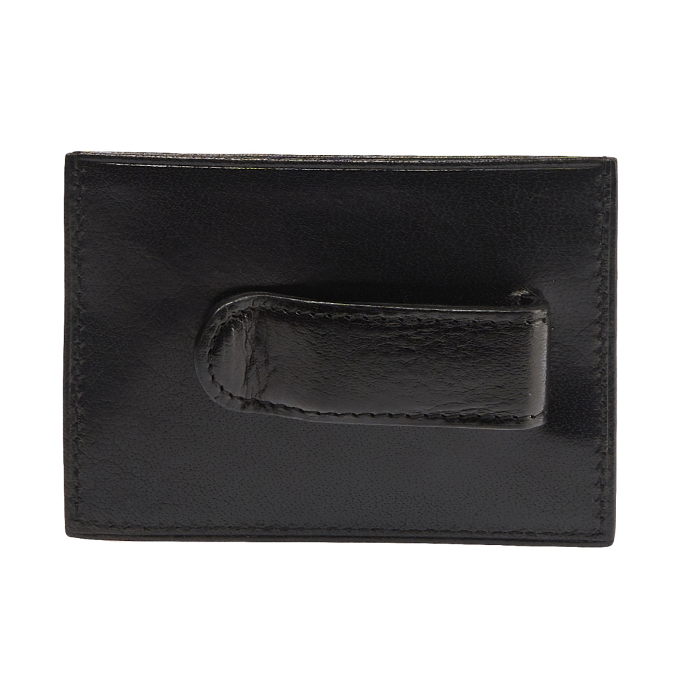 Визитница Dr.Koffer из натуральной кожи черная