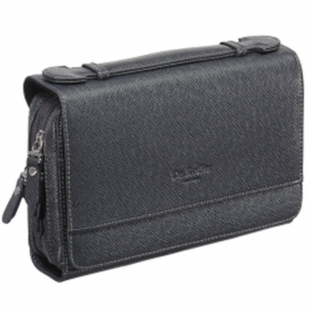 Мужская сумка визитка из натуральной текстурированной кожи Dr.Koffer B402499-141-77