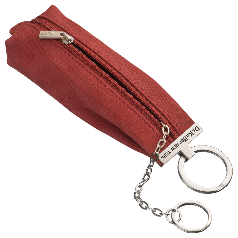Вместительная ключница с наружным кольцом-брелоком для ключей Dr.Koffer X510226-165-03
