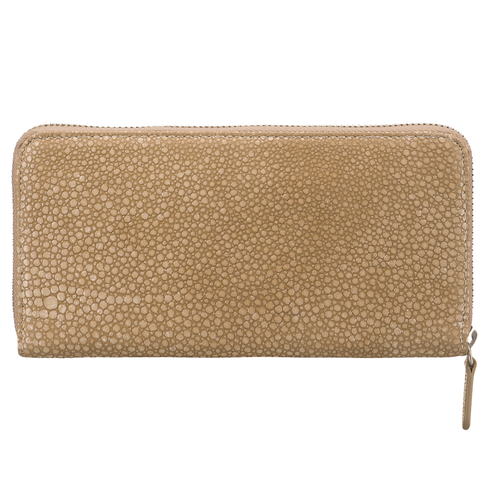 Портмоне Dr.Koffer из натуральной кожи бежевое