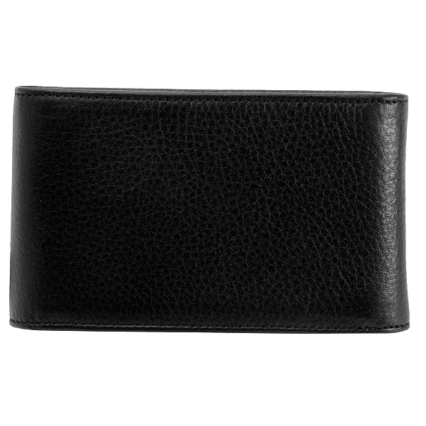 Визитница Dr.Koffer из натуральной кожи черная