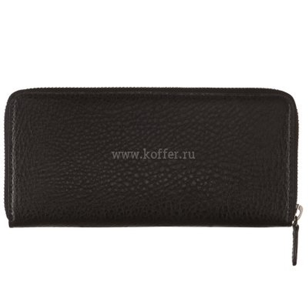 Портмоне Dr.Koffer из натуральной кожи черное