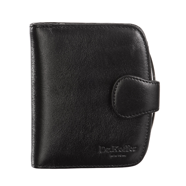 Кошелек Dr.Koffer из натуральной кожи черный