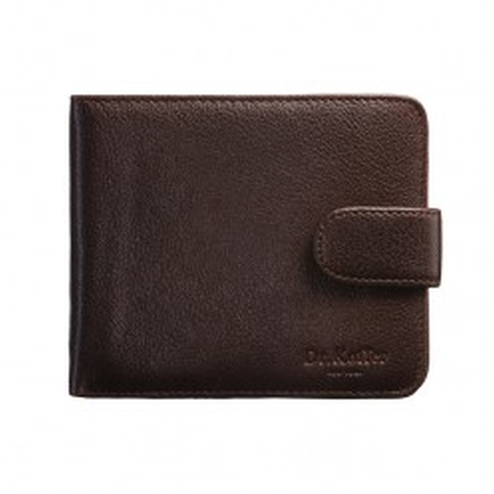 Портмоне Dr.Koffer из натуральной кожи коричневое