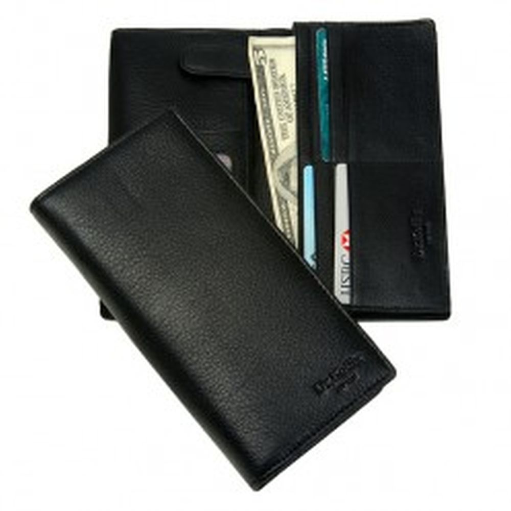 Портмоне Dr.Koffer из натуральной кожи черное