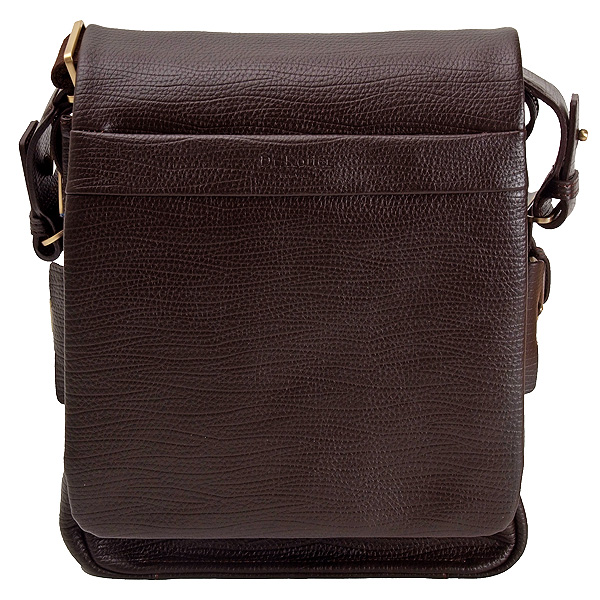 Сумка через плечо Dr.Koffer из натуральной кожи коричневая