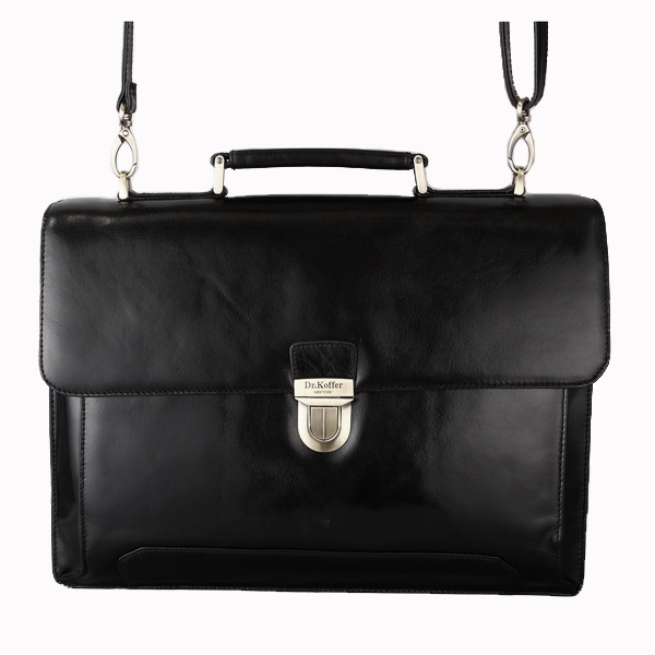 Вместительный портфель с бизнес-блоком и папкой для ноутбука Dr.Koffer P402431-59-04