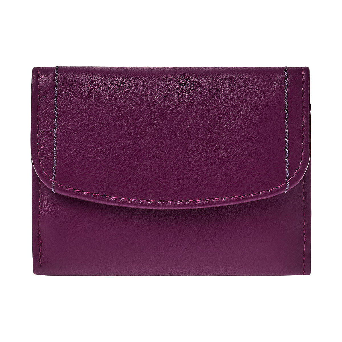 Портмоне Dr.Koffer из натуральной кожи фиолетовое