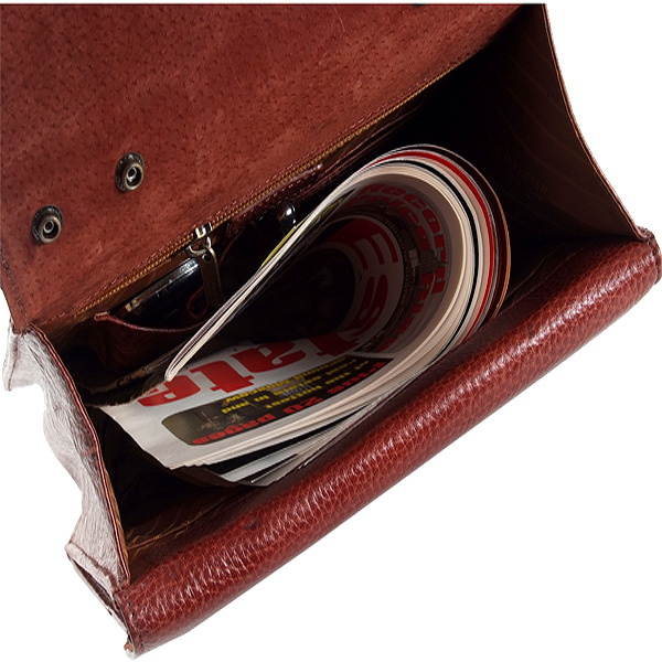 Сумка планшет Dr.Koffer из натуральной кожи черный