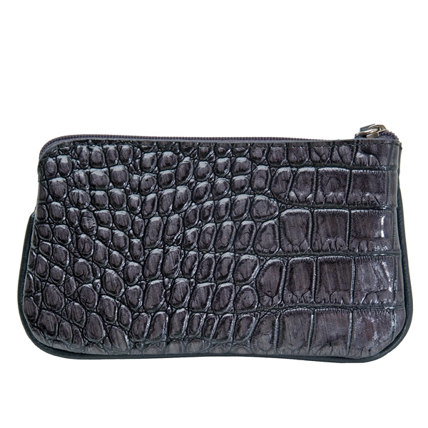 Ключница Dr.Koffer из натуральной кожи серая