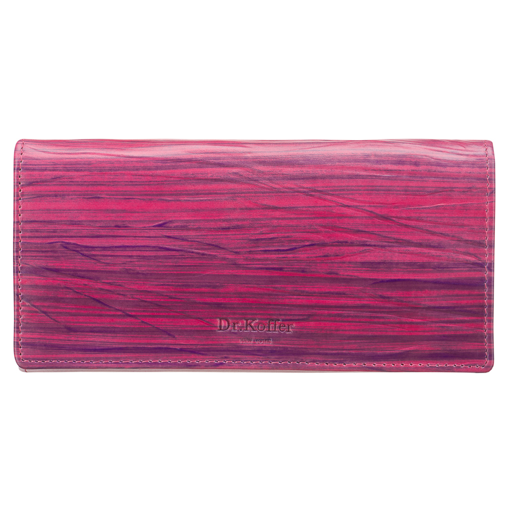 Портмоне Dr.Koffer из натуральной кожи фиолетовое