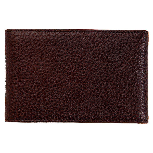 Визитница Dr.Koffer из натуральной кожи темно-коричневая