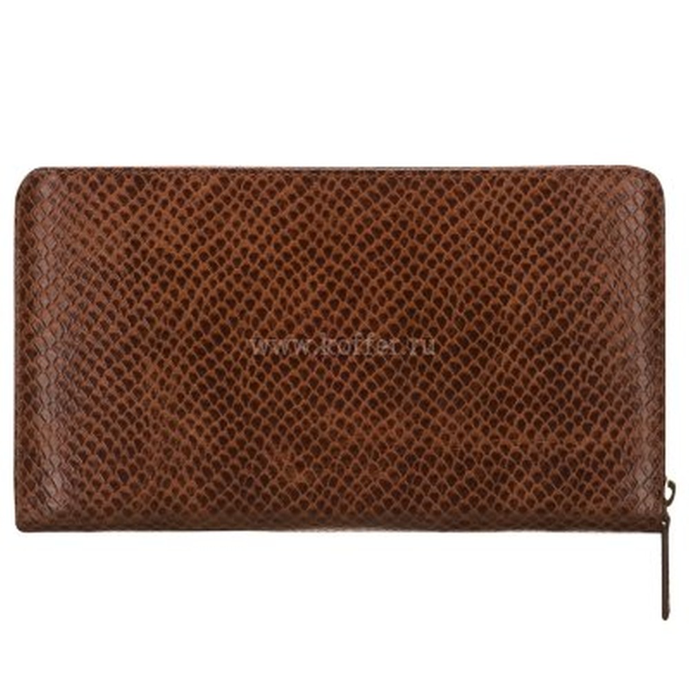 Портмоне Dr.Koffer из натуральной кожи коричневое