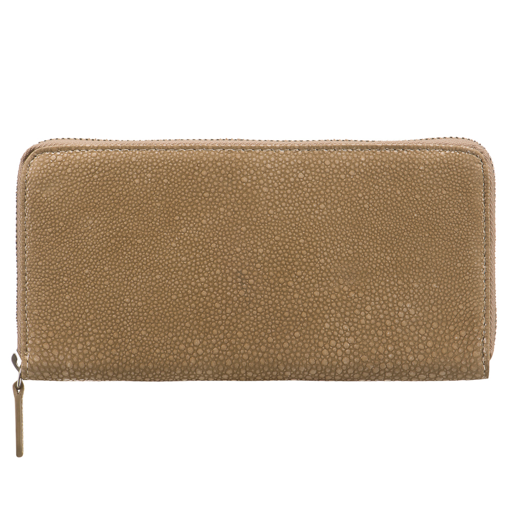 Портмоне Dr.Koffer из натуральной кожи бежевое