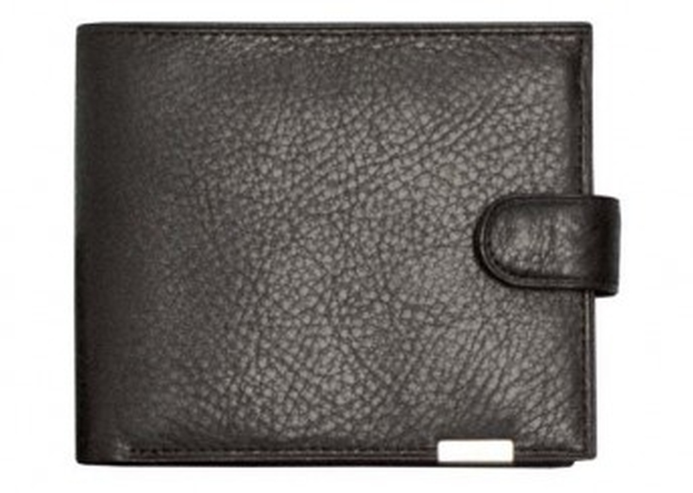 Портмоне Dr.Koffer из натуральной кожи черное