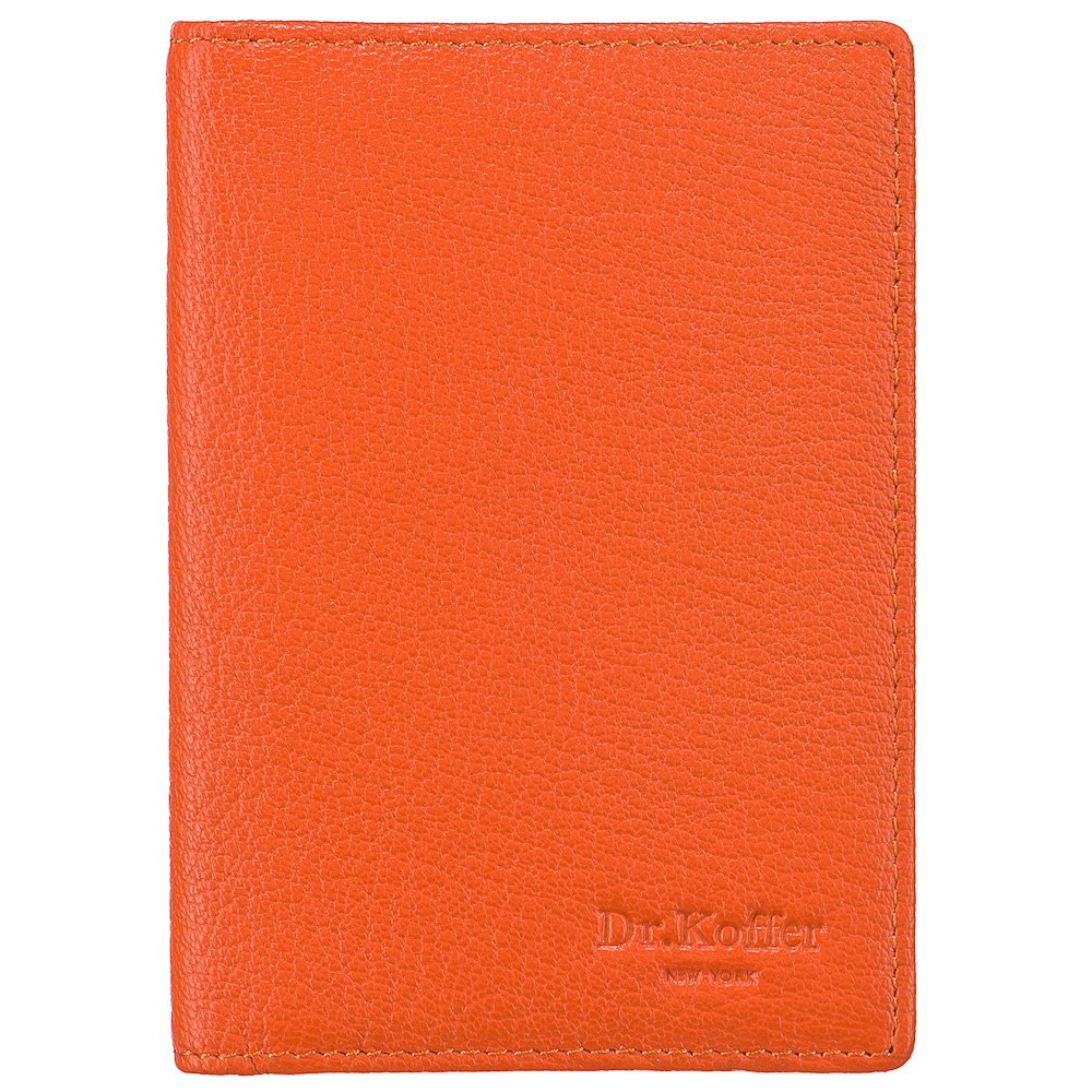 Обложка для паспорта/автодок из натуральной кожи Dr. Koffer