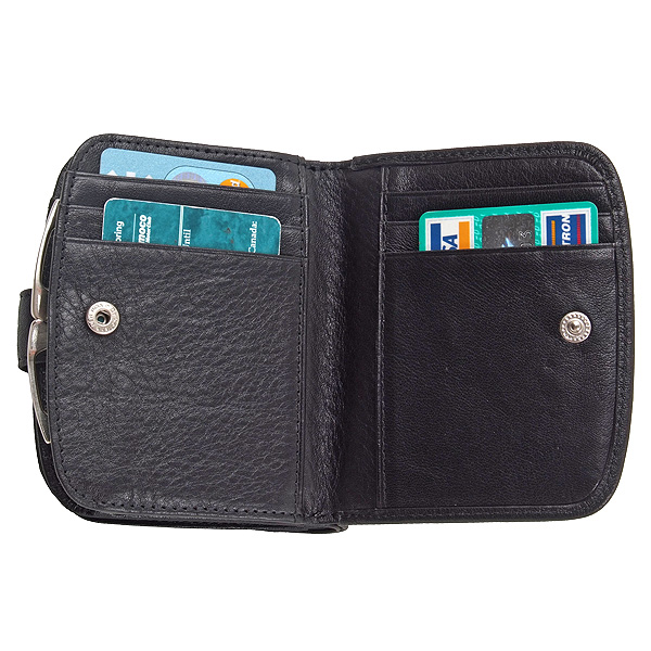 Кошелек Dr.Koffer из натуральной кожи черный