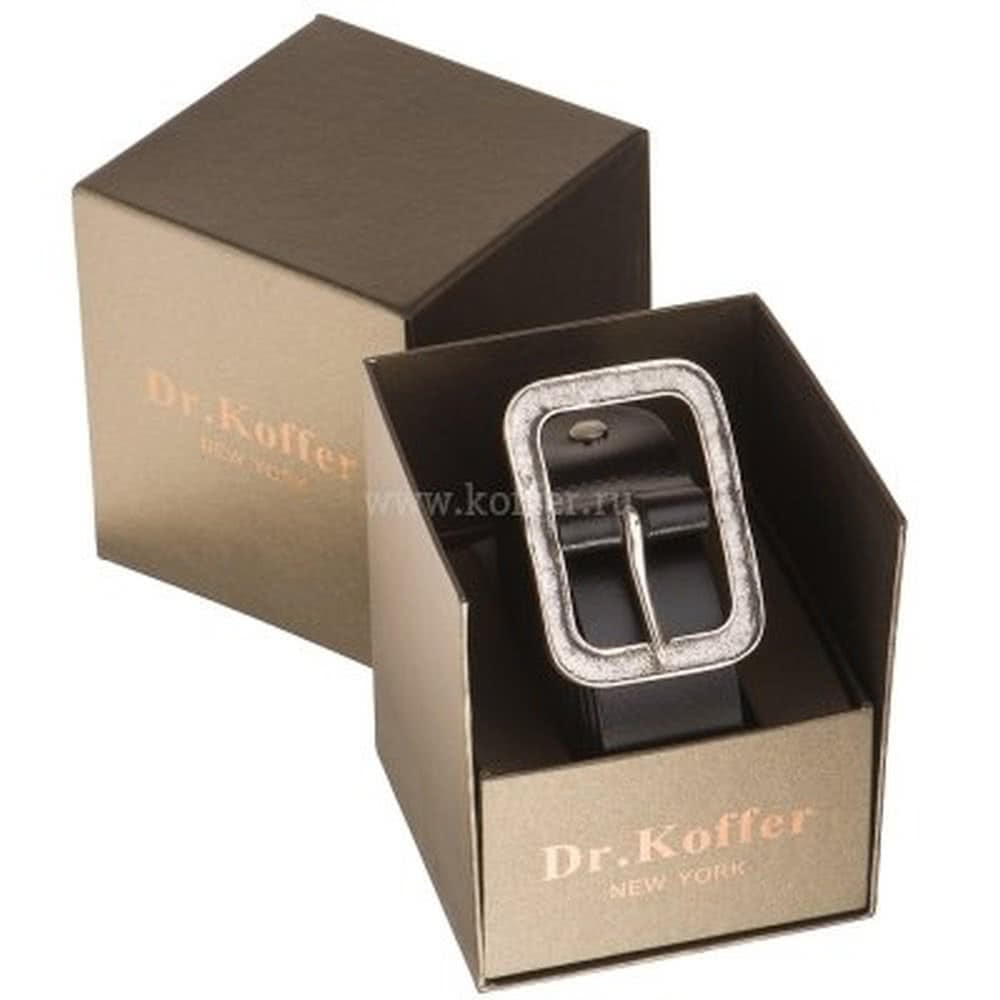 Ремень с цельнолитой рельефной пряжкой из белого металла Dr.Koffer 24442/PELTRO120-198-04