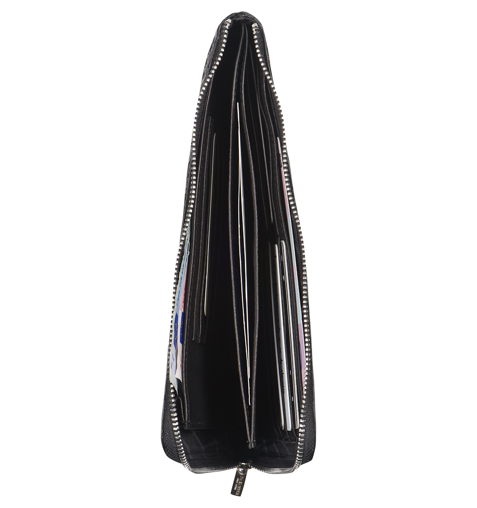 Кошелек Dr.Koffer из натуральной кожи черный