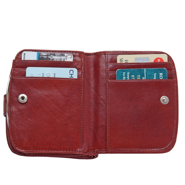 Кошелек Dr.Koffer из натуральной кожи коричневый