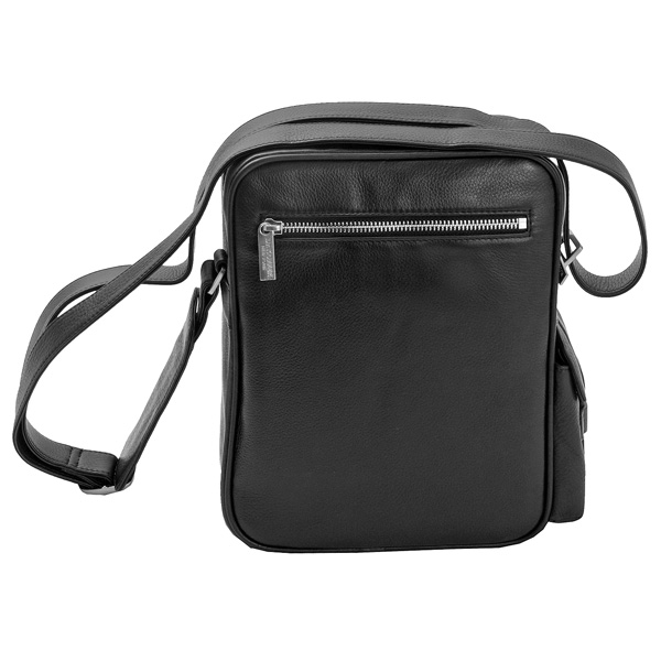 Сумка через плечо Dr.Koffer из натуральной кожи черная