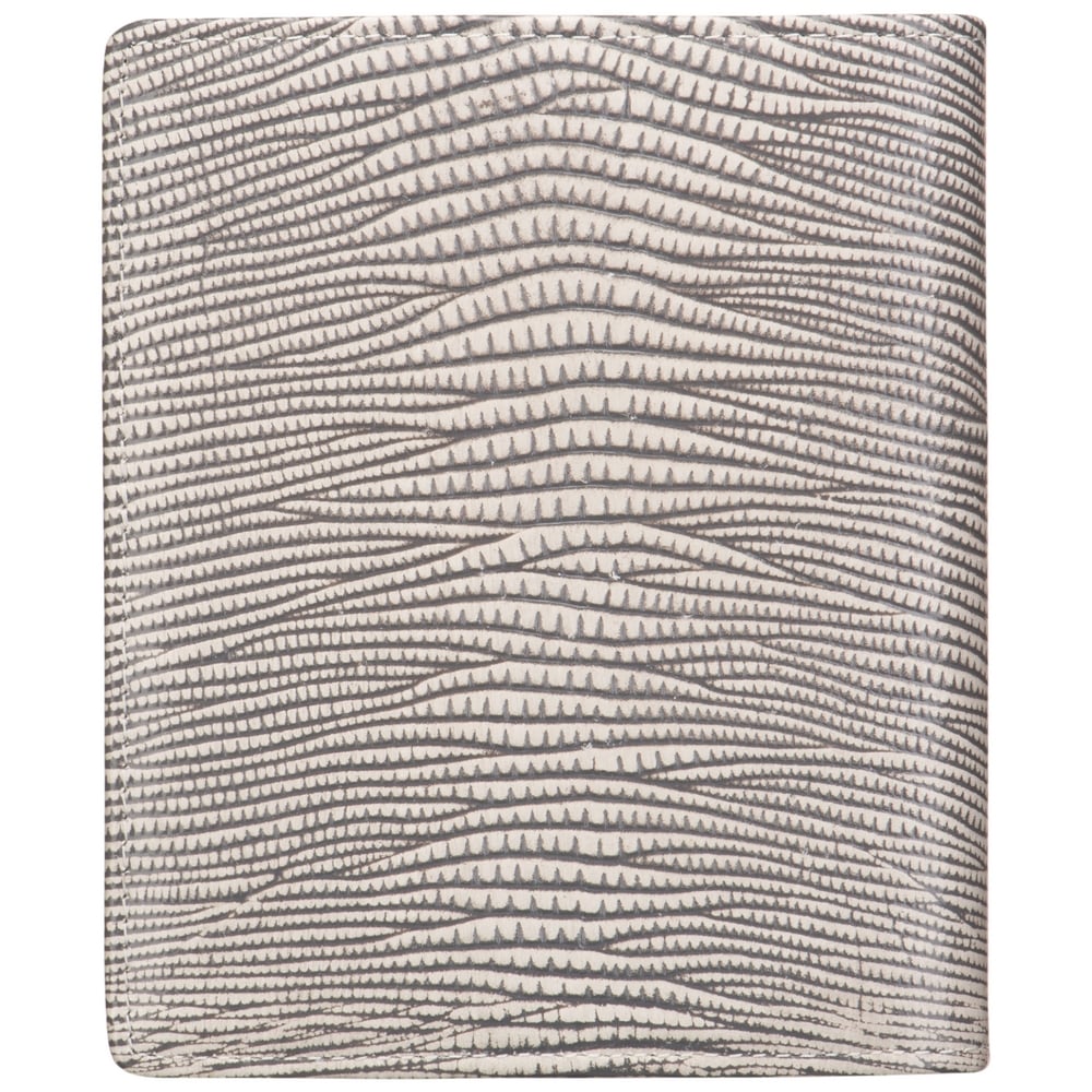 Визитница Dr.Koffer из натуральной кожи серая