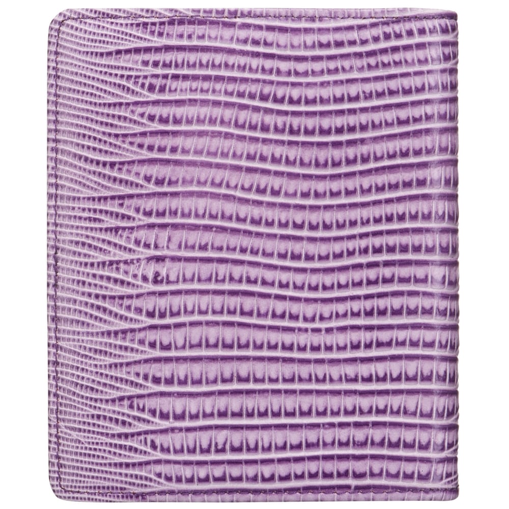 Визитница Dr.Koffer из натуральной кожи фиолетовая