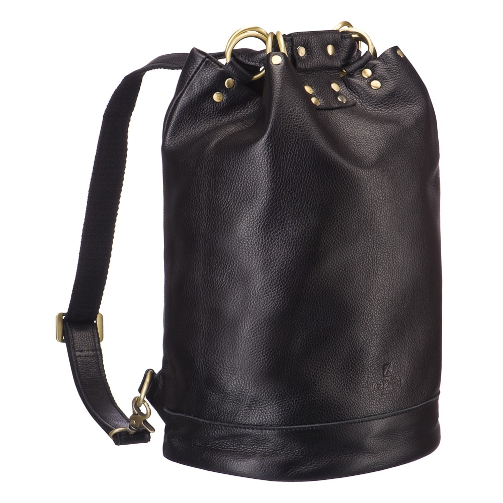 Рюкзак Dr.Koffer из натуральной кожи черный