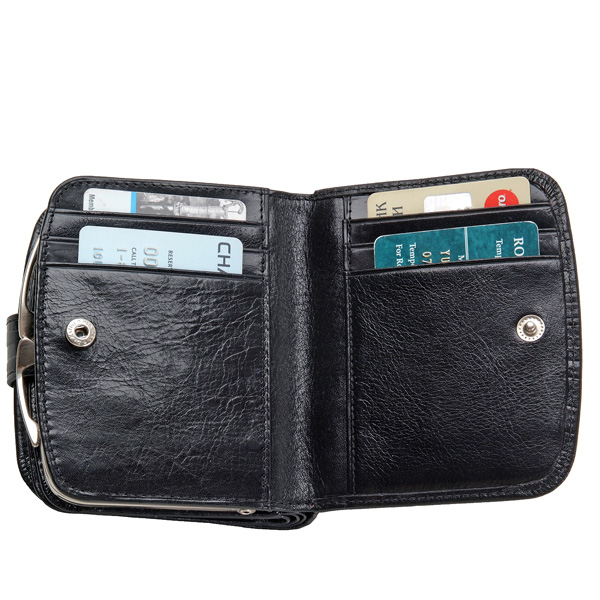 Кошелек Dr.Koffer из натуральной кожи черный