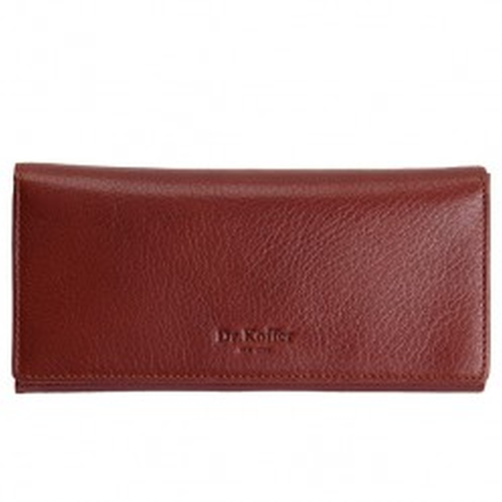 Кошелек Dr.Koffer из натуральной кожи светло-коричневый