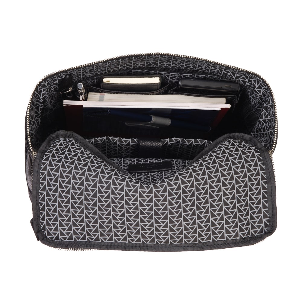 Рюкзак Dr.Koffer из натуральной кожи черный