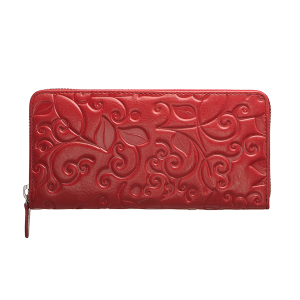 Портмоне Dr.Koffer из натуральной кожи красное