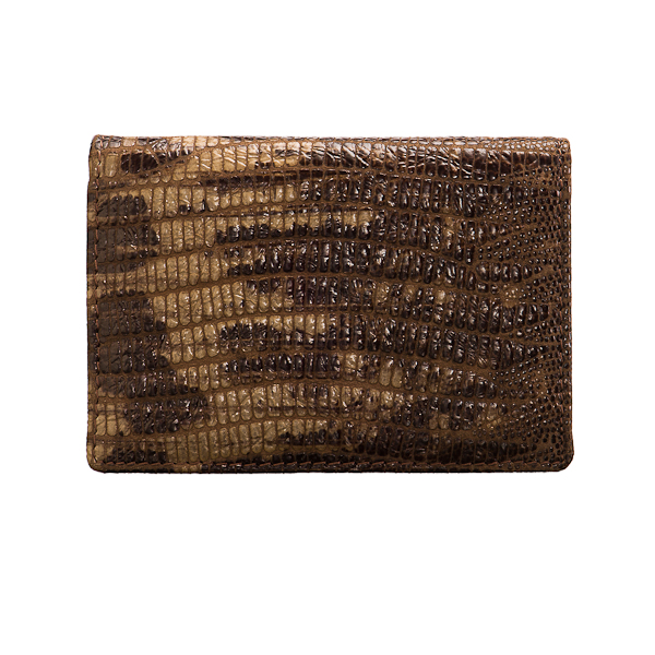 Визитница Dr.Koffer из натуральной кожи темно-коричневая