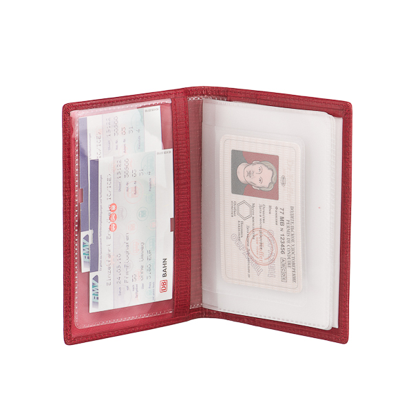 Обложка для паспорта/автодок из натуральной кожи Dr. Koffer