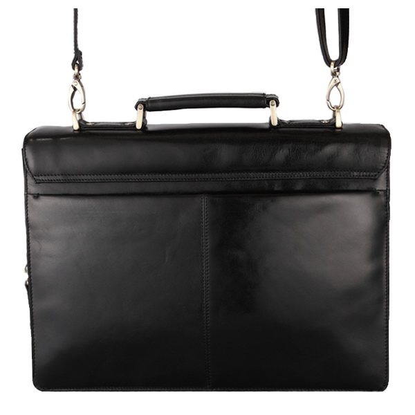 Вместительный портфель с бизнес-блоком и папкой для ноутбука Dr.Koffer P402431-59-04