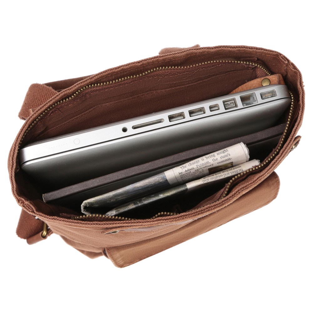 Рюкзак Dr.Koffer из натуральной кожи темно-коричневый