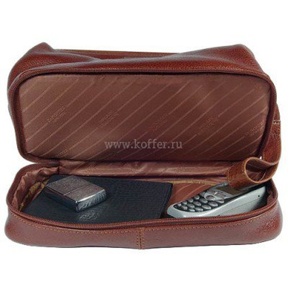 Несессер Dr.Koffer из натуральной кожи коричневый