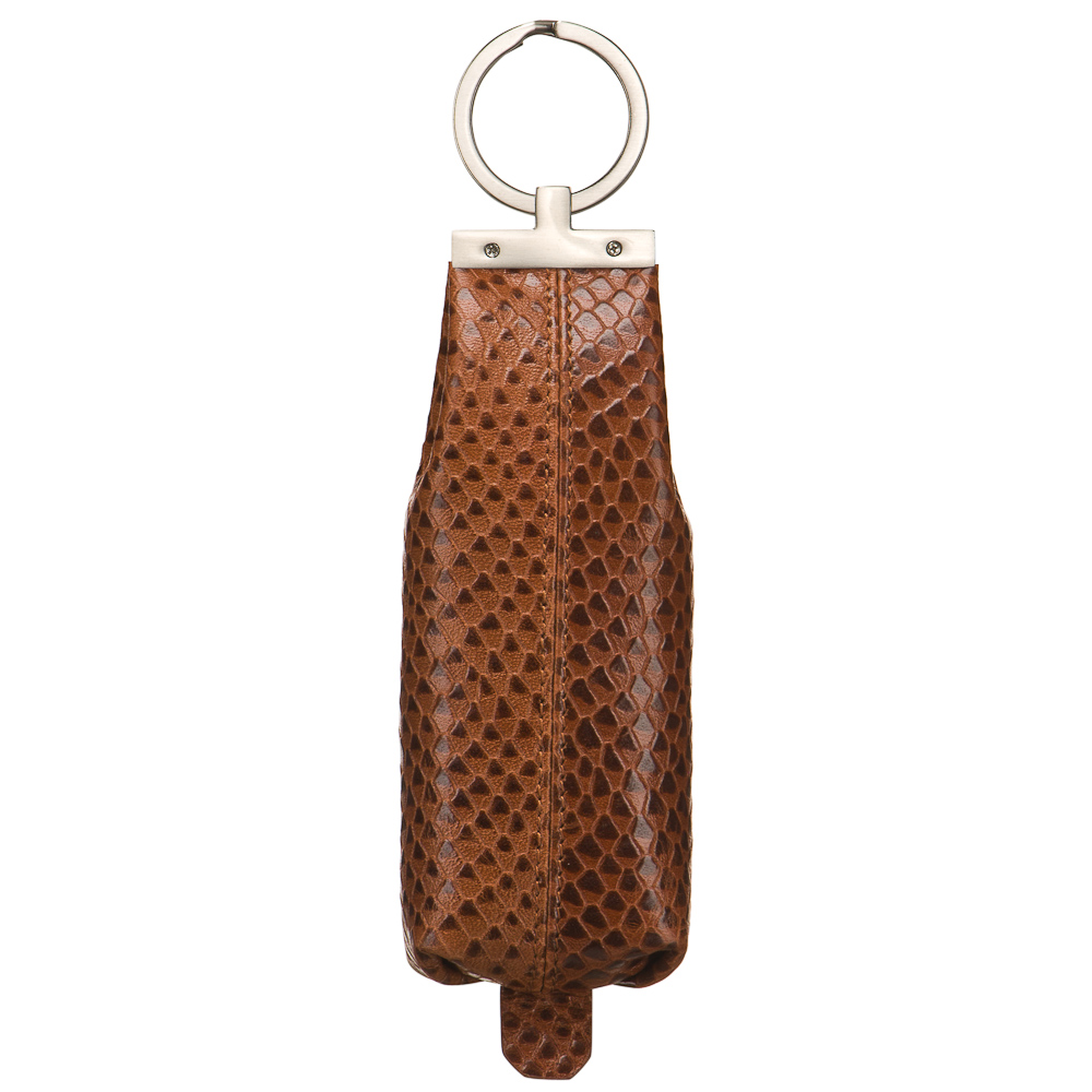 Ключница Dr.Koffer из натуральной кожи темно-коричневая