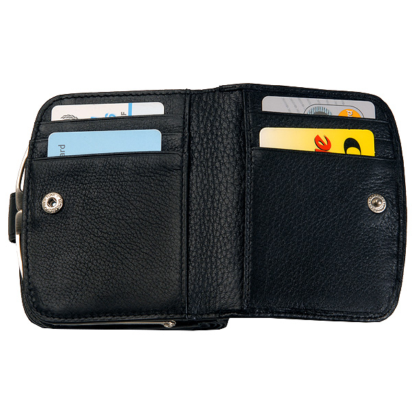 Кошелек Dr.Koffer из натуральной кожи черный