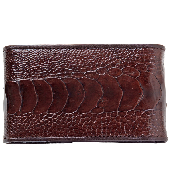 Визитница Dr.Koffer из натуральной кожи темно-коричневая