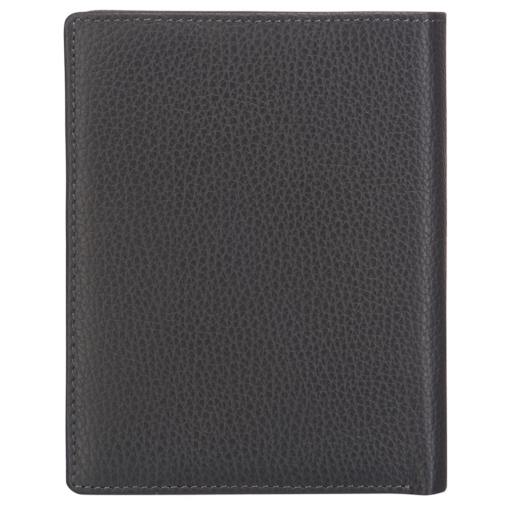 Портмоне Dr.Koffer из натуральной кожи серое