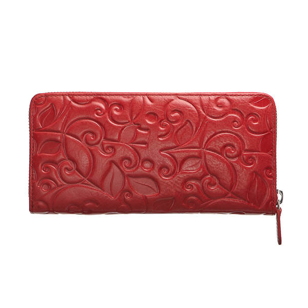 Портмоне Dr.Koffer из натуральной кожи красное