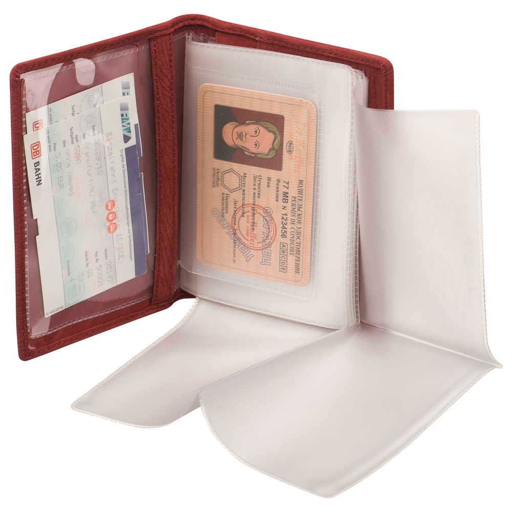 Обложка для автодокументов из натуральной кожи Dr. Koffer